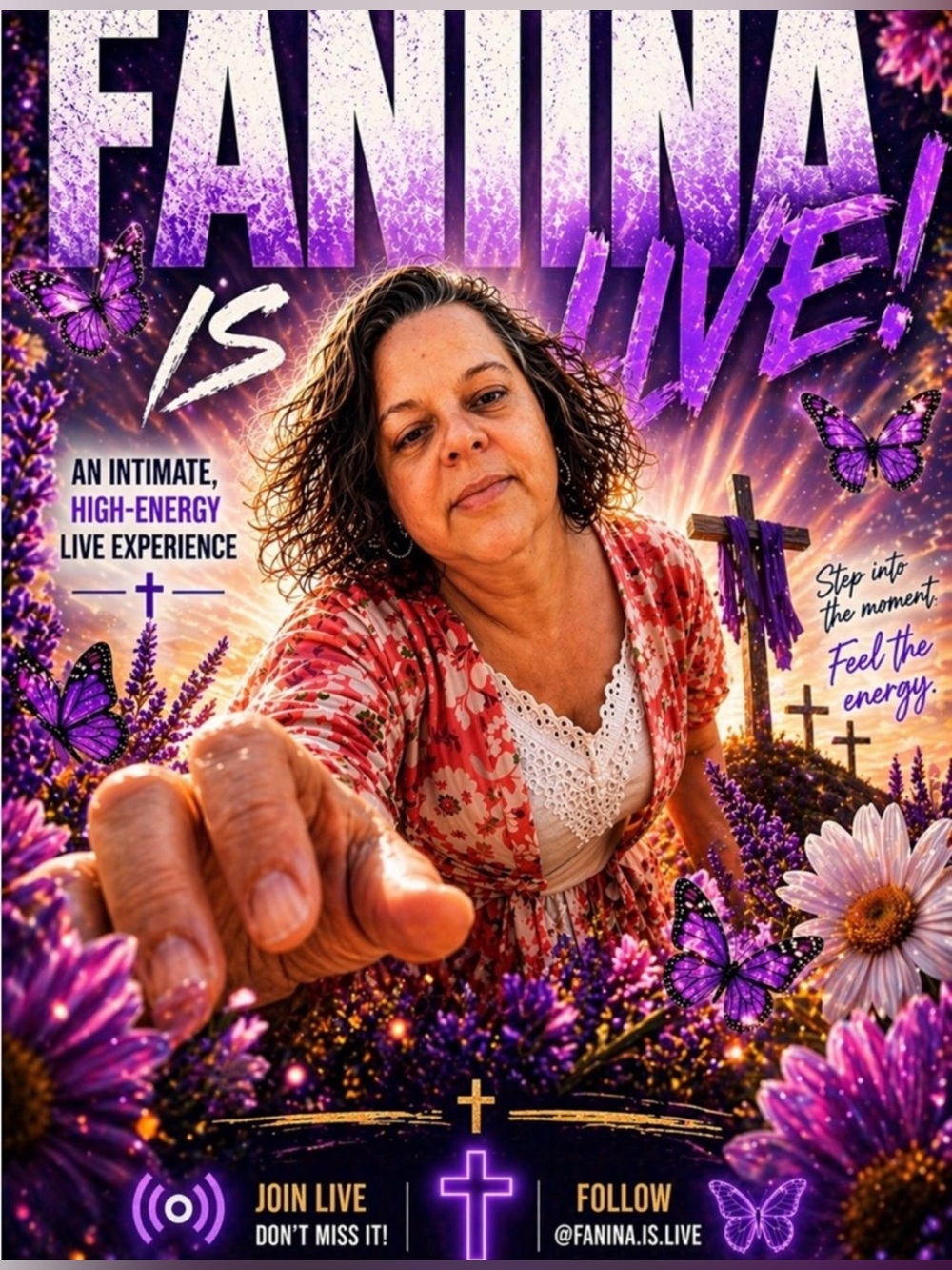 Fanina Is Live Show Pop Up Flier - Picture 5 of 14